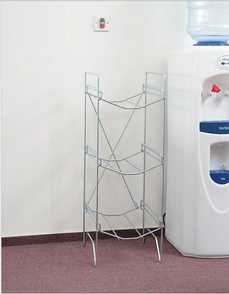 Kovový stojánek na 3 barely